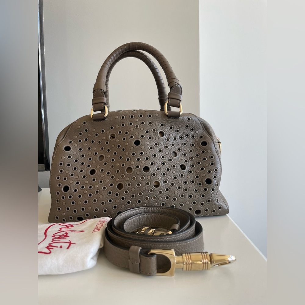 *SOLD* Christian Louboutin Panettone Leather Handbag